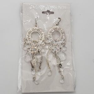 White Earrings